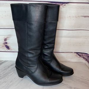 Dansko Leather Black Risa Tall Boots 41 / 11